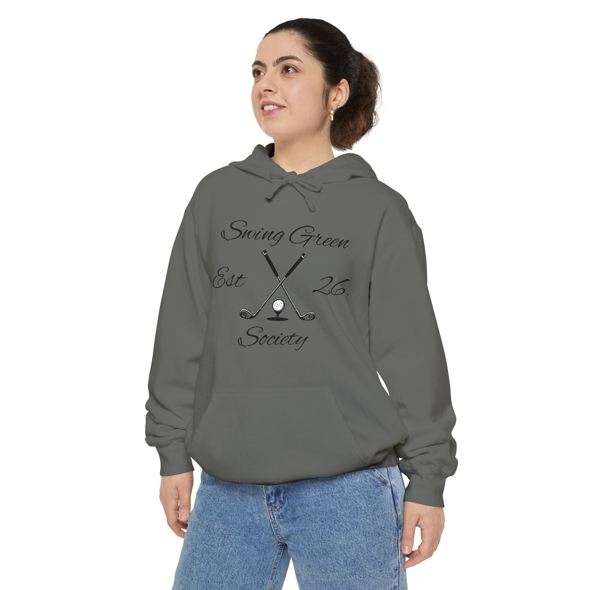 Swing Green Society Hoodie — Vintage Golf Club Pullover