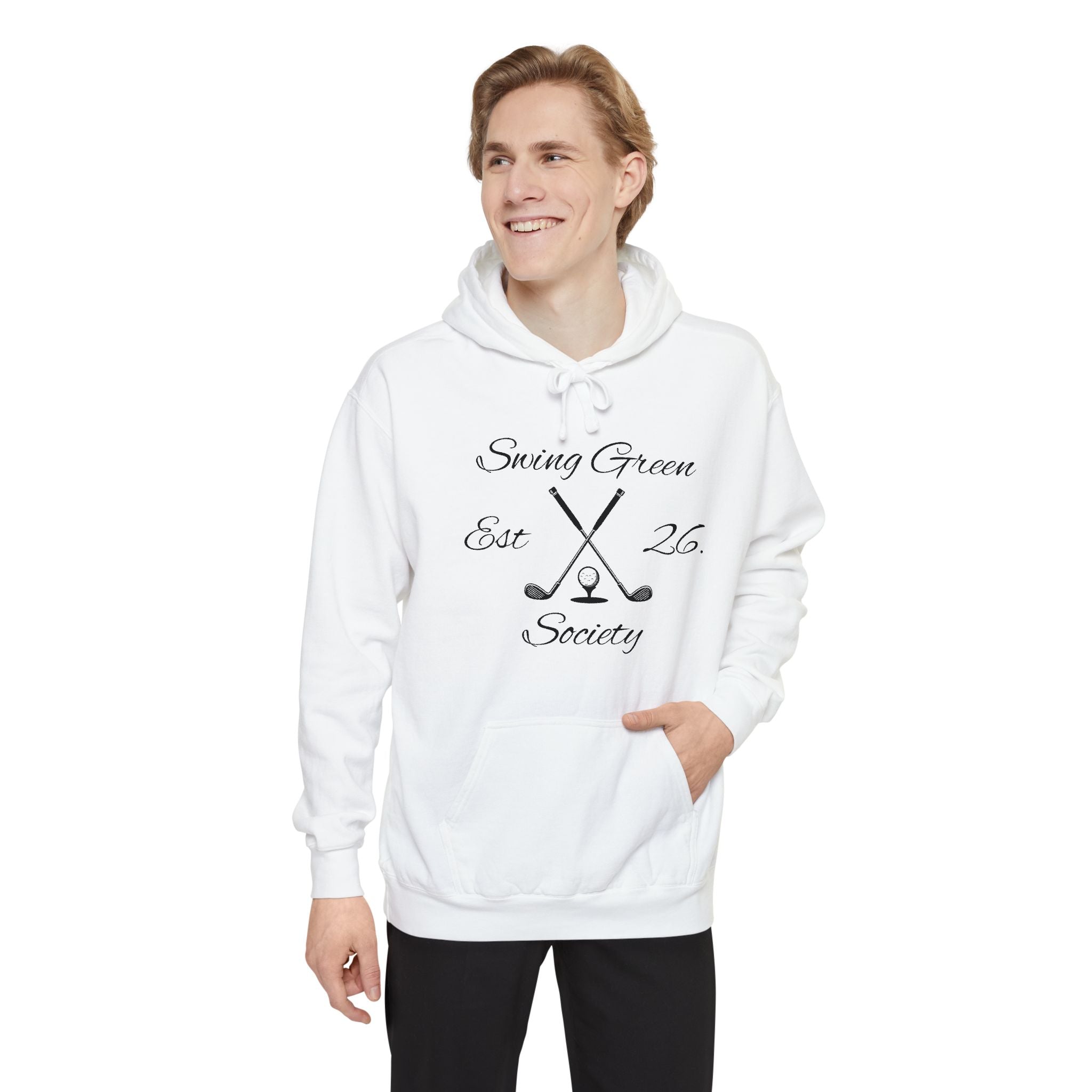 Swing Green Society Hoodie — Vintage Golf Club Pullover