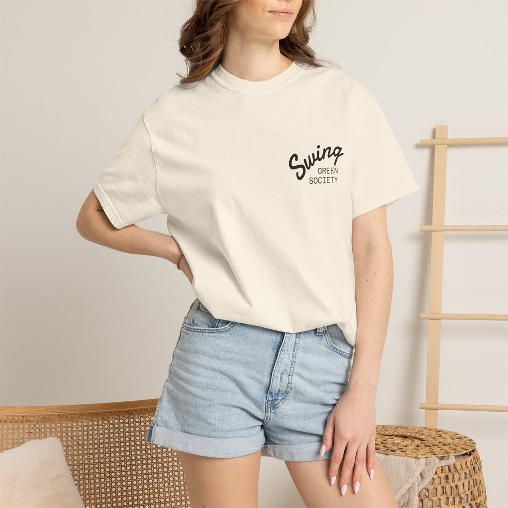 Tanlines and Tee Times T-Shirt — Vintage Golf Cart Graphic Tee