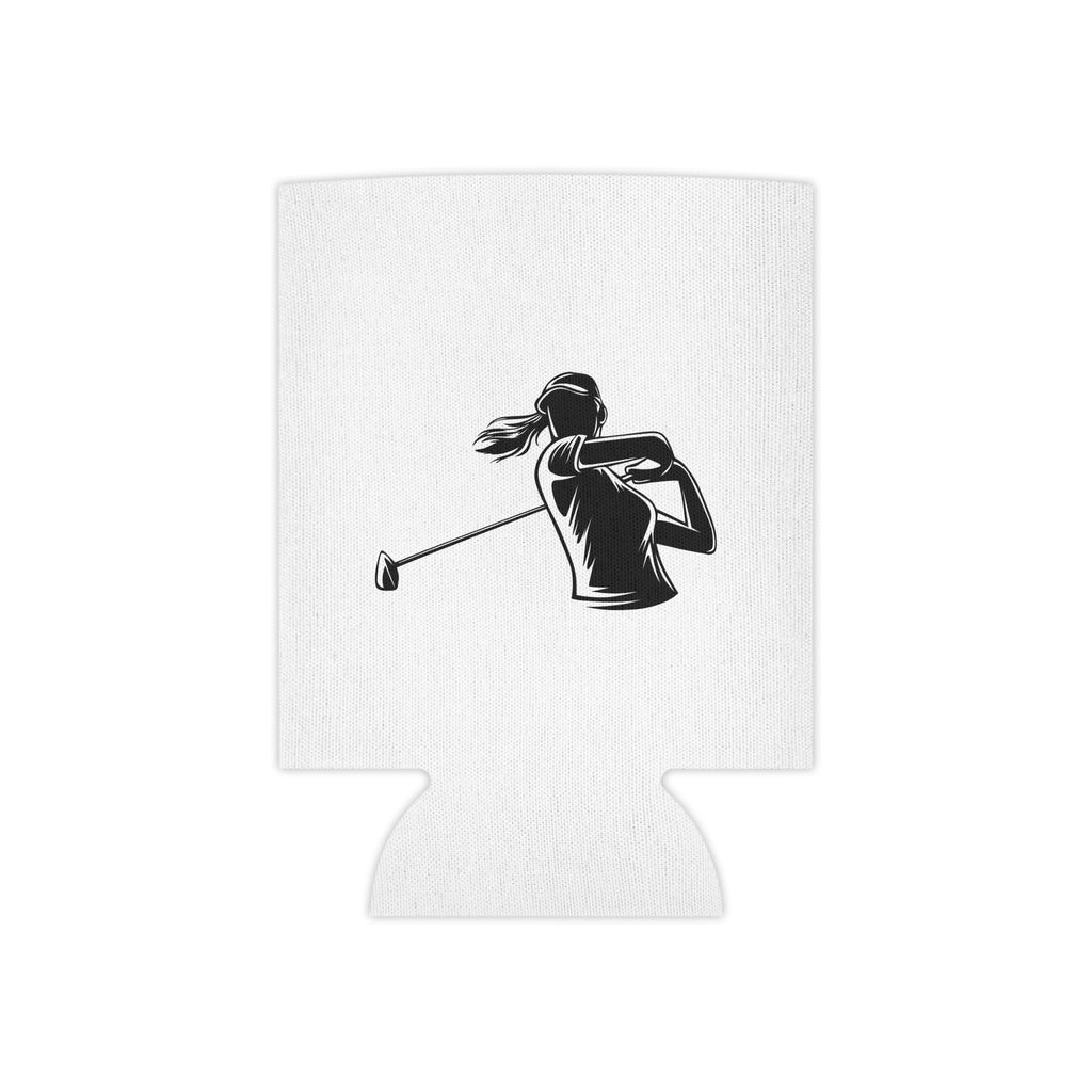 Can Cooler – Swing Green Soc. Golf Can Cooler (White)