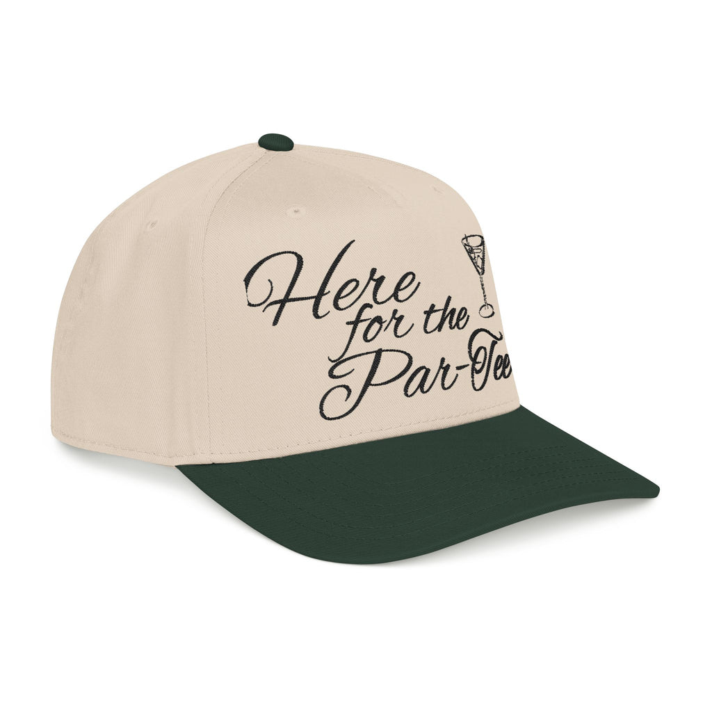 Here for the par-tee hat