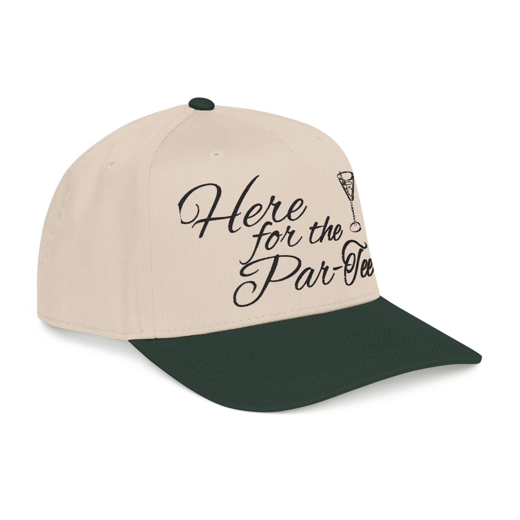 Here for the par-tee hat