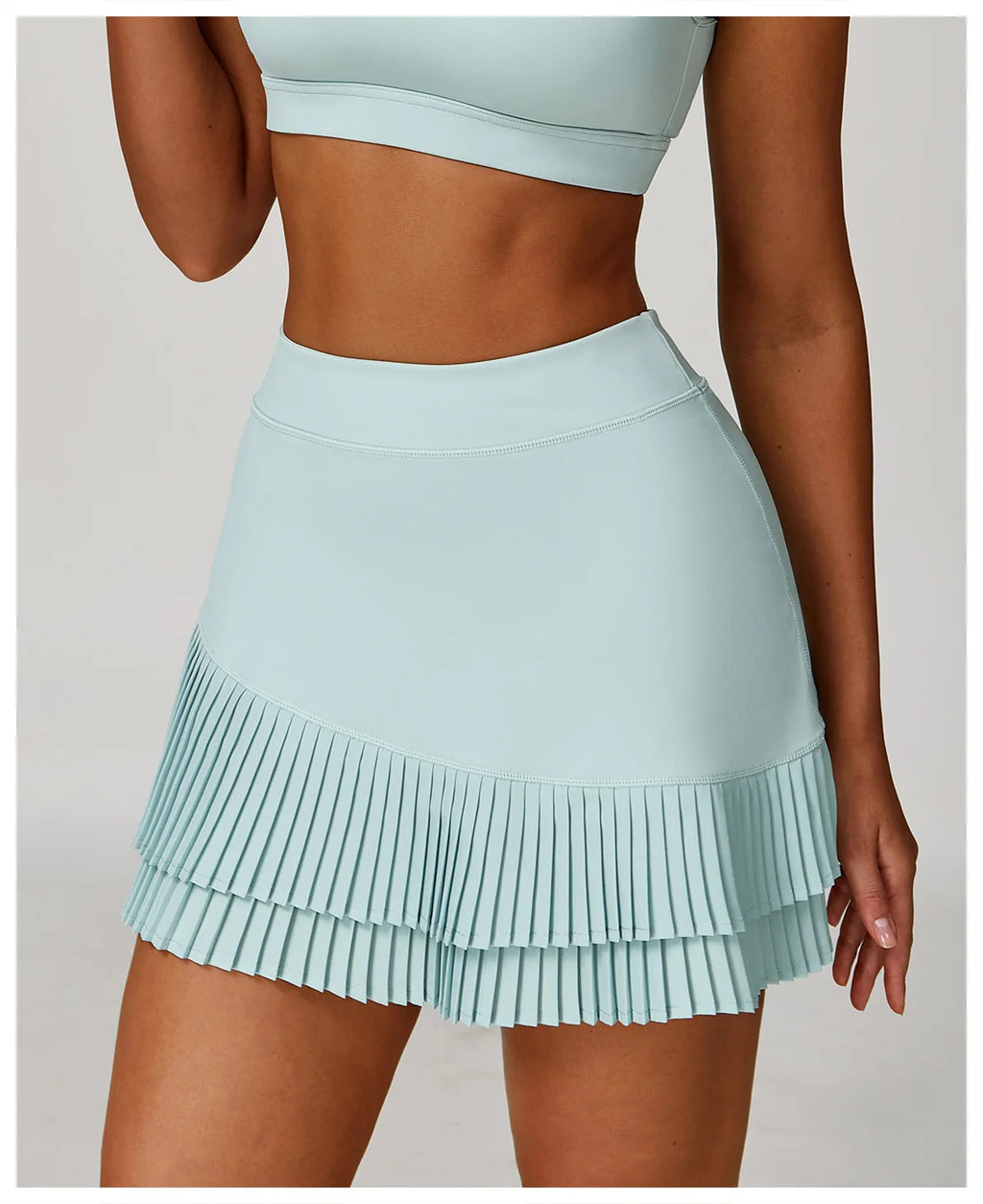 Pleated Tennis Skirt for Women with Pocket Shorts Women's High Waisted Wrapped Around Tummy Control Athletic Golf Yoga Skorts