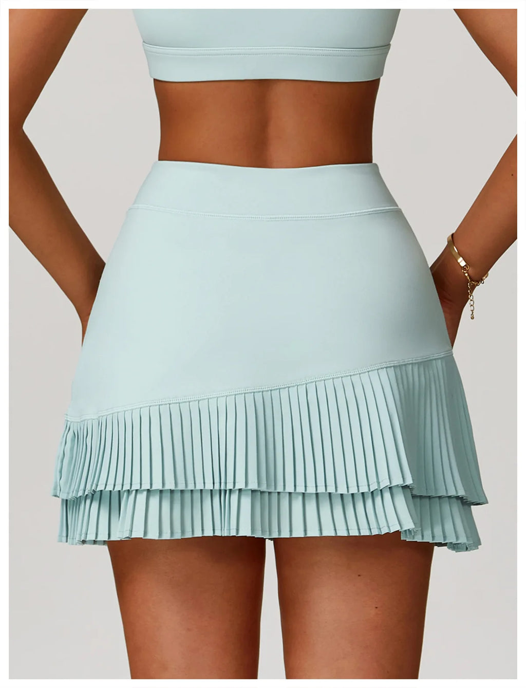 Pleated Tennis Skirt for Women with Pocket Shorts Women's High Waisted Wrapped Around Tummy Control Athletic Golf Yoga Skorts