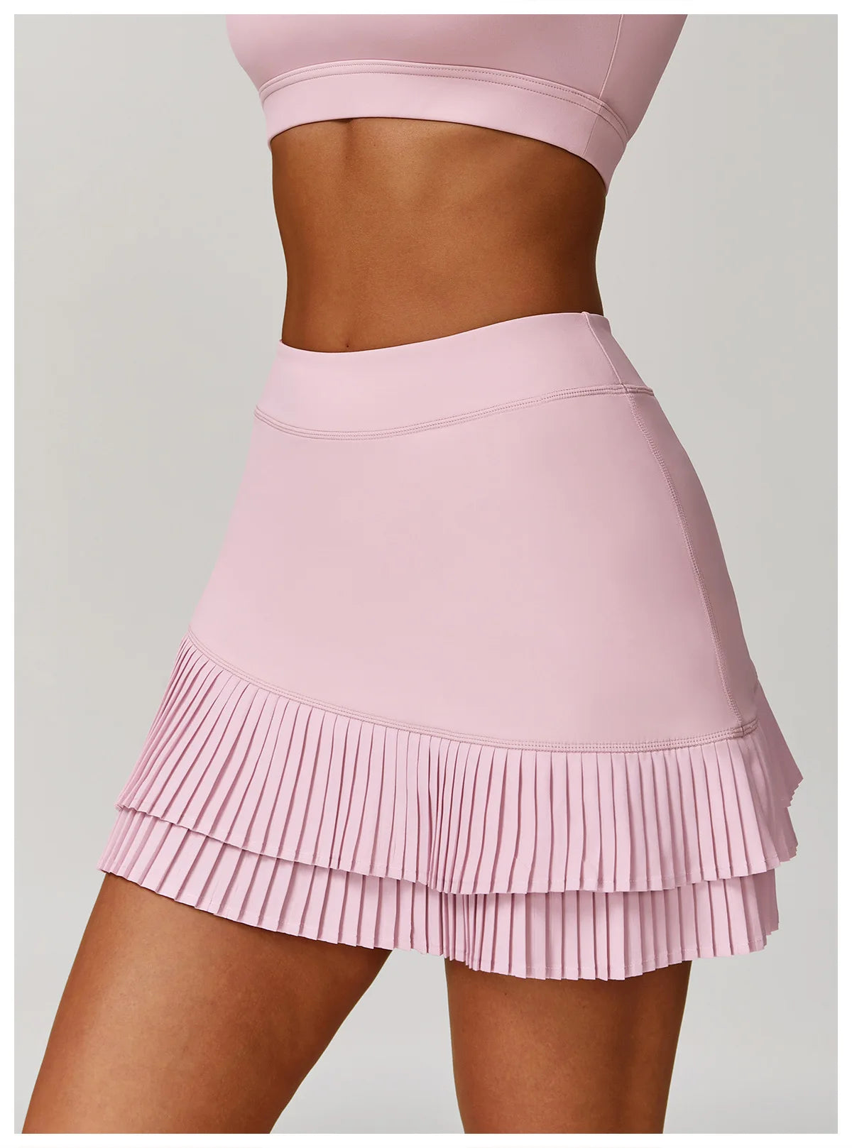 Pleated Tennis Skirt for Women with Pocket Shorts Women's High Waisted Wrapped Around Tummy Control Athletic Golf Yoga Skorts