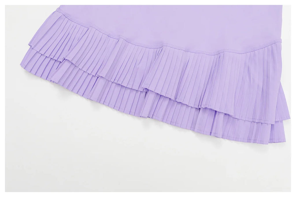 Pleated Tennis Skirt for Women with Pocket Shorts Women's High Waisted Wrapped Around Tummy Control Athletic Golf Yoga Skorts