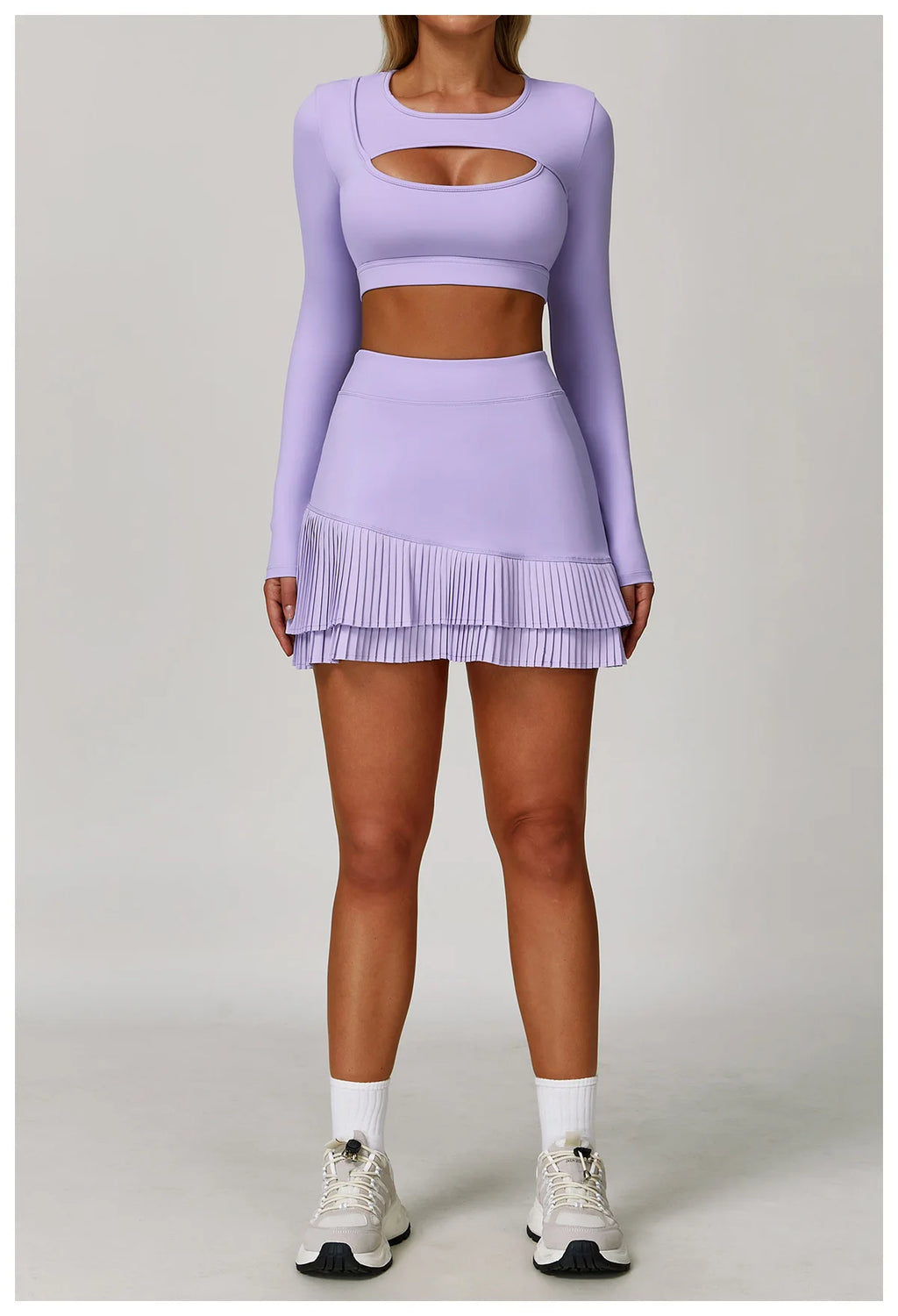 Pleated Tennis Skirt for Women with Pocket Shorts Women's High Waisted Wrapped Around Tummy Control Athletic Golf Yoga Skorts