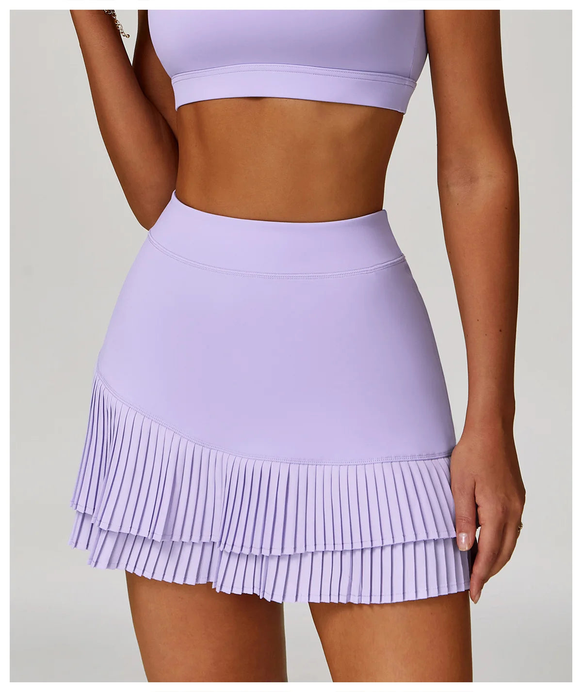 Pleated Tennis Skirt for Women with Pocket Shorts Women's High Waisted Wrapped Around Tummy Control Athletic Golf Yoga Skorts