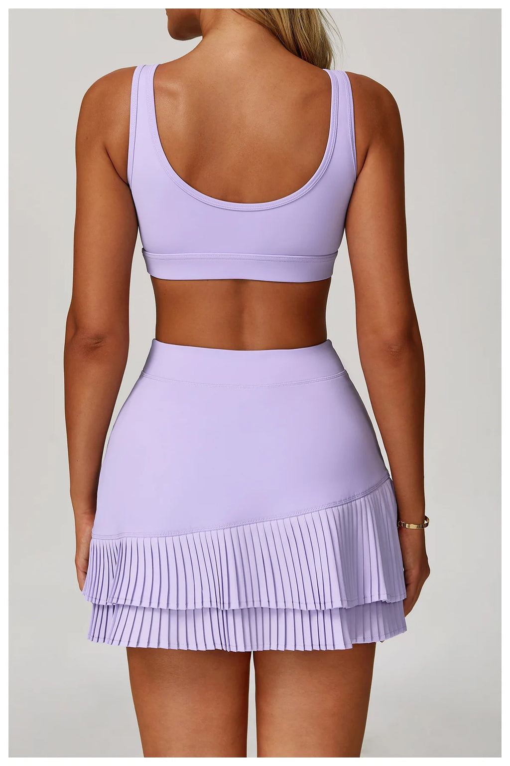 Pleated Tennis Skirt for Women with Pocket Shorts Women's High Waisted Wrapped Around Tummy Control Athletic Golf Yoga Skorts