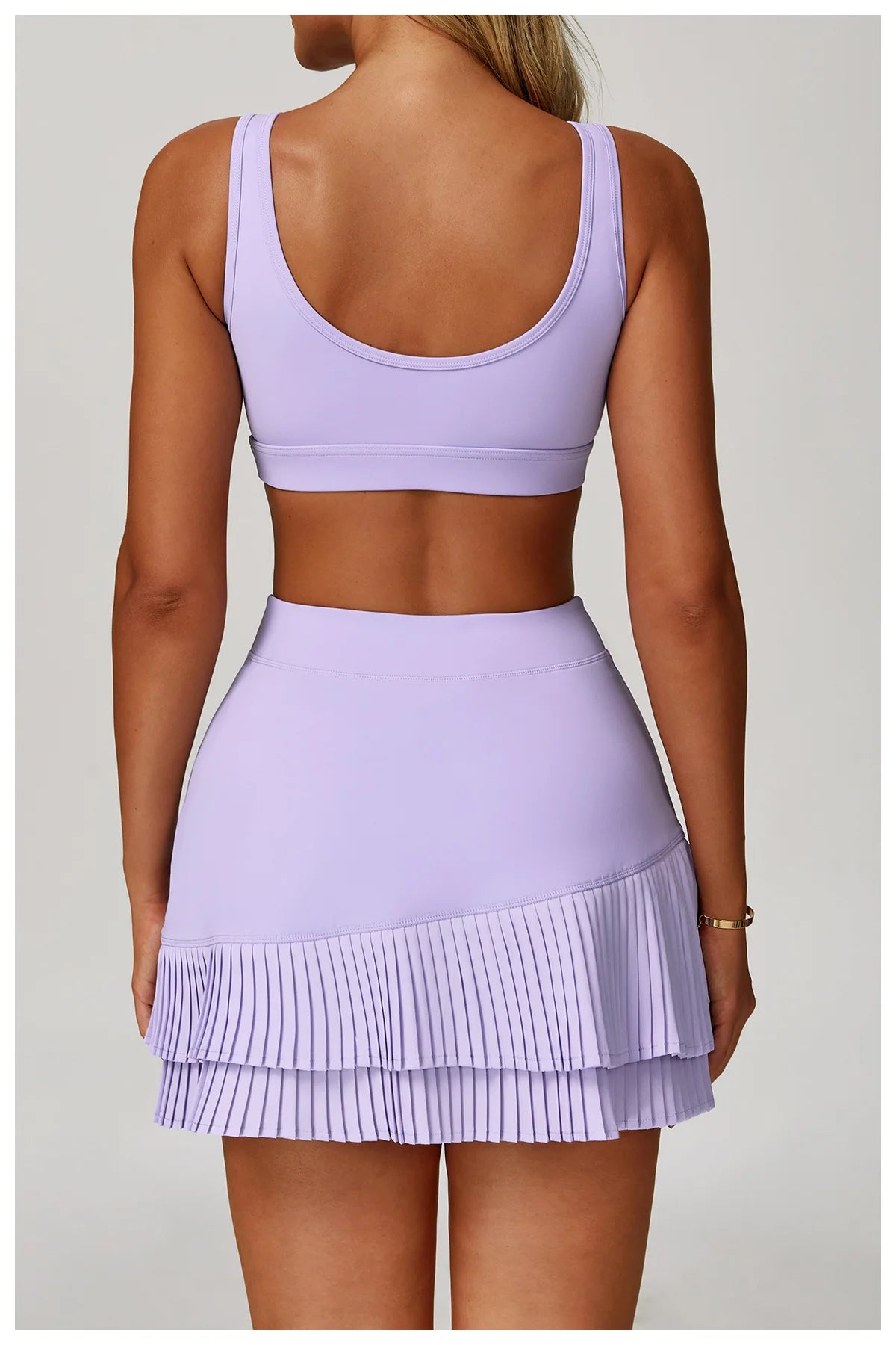 Pleated Tennis Skirt for Women with Pocket Shorts Women's High Waisted Wrapped Around Tummy Control Athletic Golf Yoga Skorts